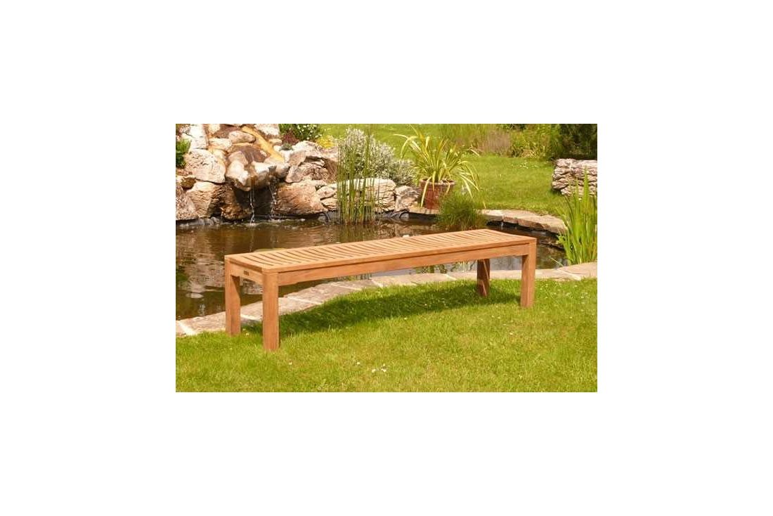Teak Backless bench - 180cm