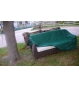Outdoor Rattan cover 4 seater sofa