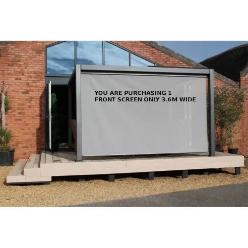Galaxy Gazebo Front Screen - 3.6M  - 4