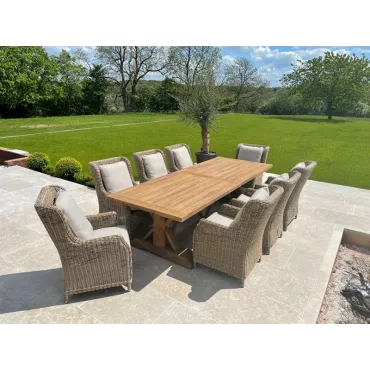 Willow 8 Chair Dining Set