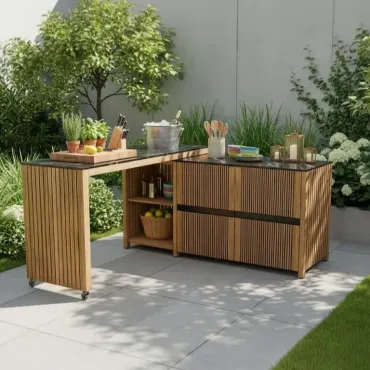 Amalfi Movable Kitchen Island