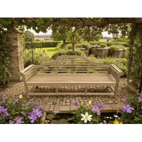 Lutyens 2.4m Bench - Teak Certified