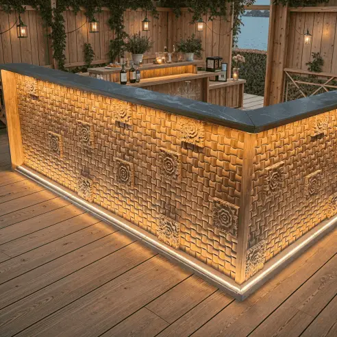 San Antonio Teak and Ceramic Bar San Antonio Teak and Ceramic Bar