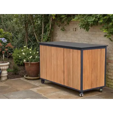 Mandalay Certified Teak Cushion Box