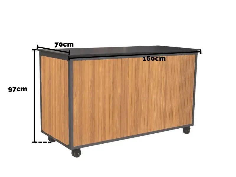 Mandalay Certified Teak Cushion Box