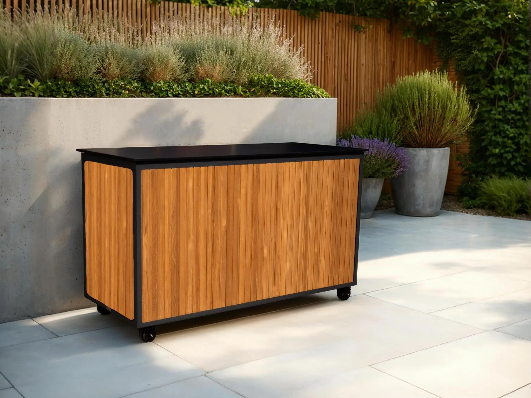 Mandalay Certified Teak Cushion Box