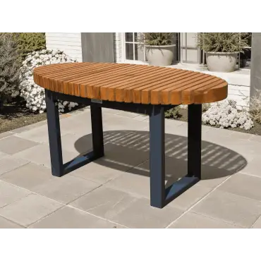 Mandalay Curved Backless Bench
