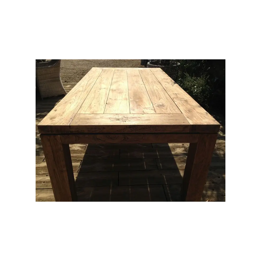 York Reclaimed Teak Dining Table 2M