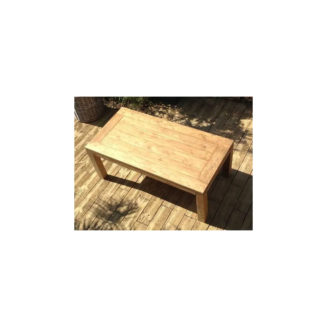 York Reclaimed Teak Dining Table 1.6M