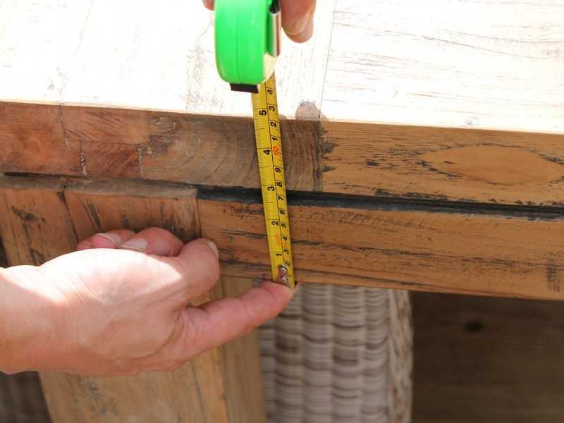 York Reclaimed Teak Dining Table 1.6M