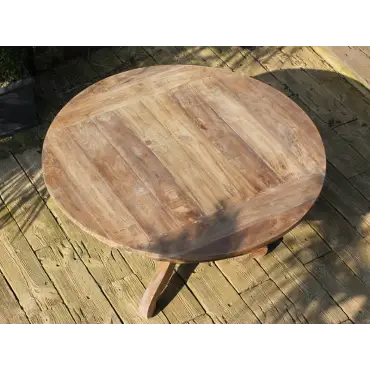 York teak Table reclaimed timber