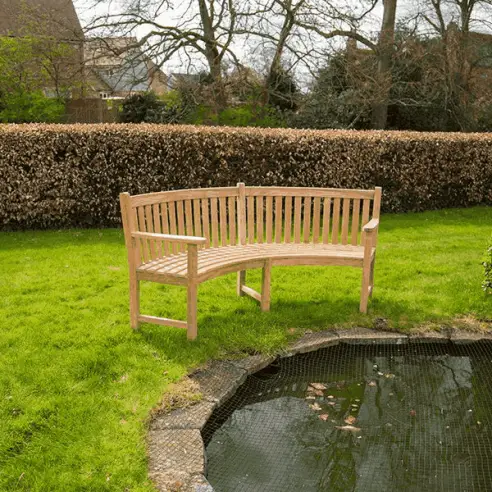 Contour Curved Bench With Arms Contour Curved Bench With Arms