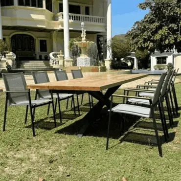Timor Marbella 8 Chair Dining Set - Certified Teak