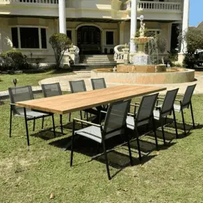 Timor Marbella 8 Chair Dining Set | Certified Teak