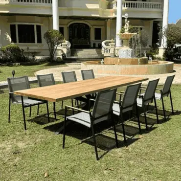 Timor Marbella 8 Chair Dining Set - Certified Teak