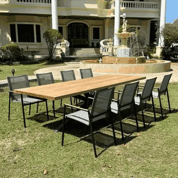 Timor Marbella 8 Chair Dining Set - Certified Teak