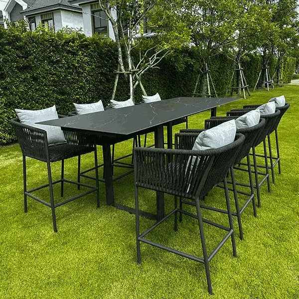 Aruba 8 Chair Bar Dining Set