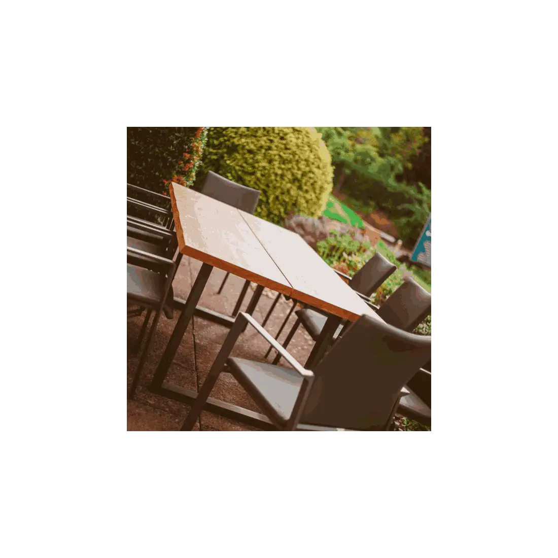 Edge Sense 8 Chair Dining Set - Teak Certified Edge Sense 8 Chair Dining Set - Teak Certified