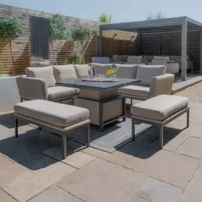 Pulse Square Corner Dining Rising Table