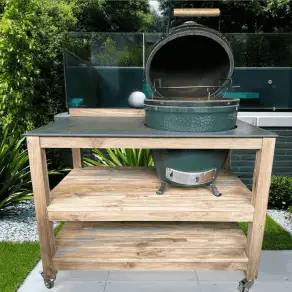 Big Green Egg Unit With Wheels - Bari