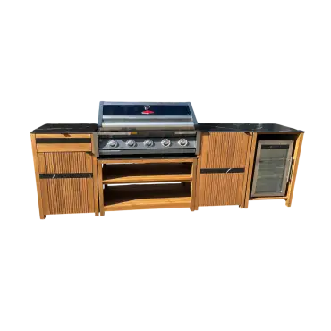 Amalfi Teak Outdoor Kitchen Set 5