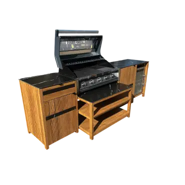 Amalfi Teak Outdoor Kitchen Set 5