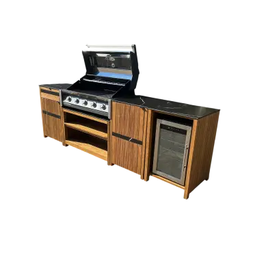 Amalfi Teak Outdoor Kitchen Set 5