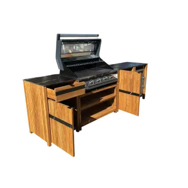 Amalfi Teak Outdoor Kitchen Set 5