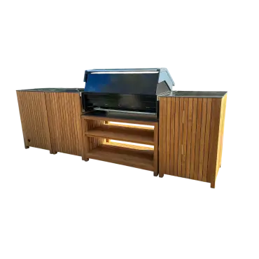 Amalfi Teak Outdoor Kitchen Set 5