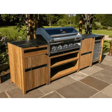 Amalfi Teak Outdoor Kitchen Set 5