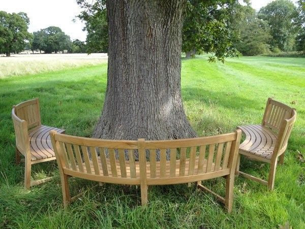 Contour Bench Certified Teak