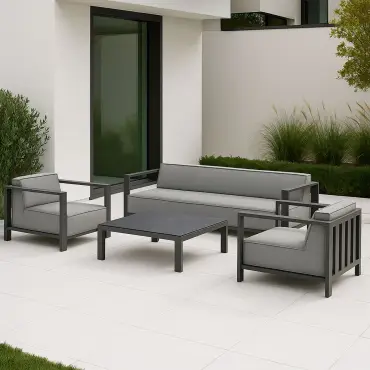 Ibiza 3 Seat Sofa Set Outdoor Fabric