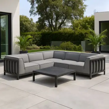 Ibiza Small Corner Sofa Set & Square Coffee Table