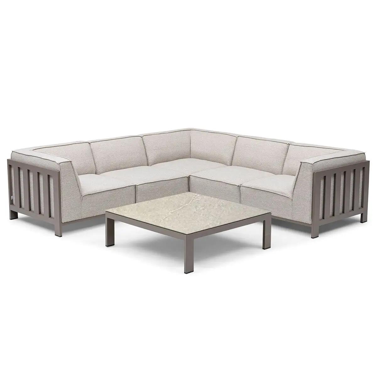 Ibiza Small Corner Sofa Set & Square Coffee Table