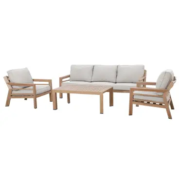 New York 3 Seat Aluminium Sofa Set