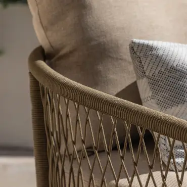 Bali Rope Weave Double Sunlounger Set