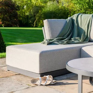 Jude Rope Aluminium 3 Seater Right Handed Chaise Sofa