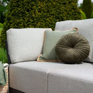 Jude Rope Aluminium 3 Seater Right Handed Chaise Sofa