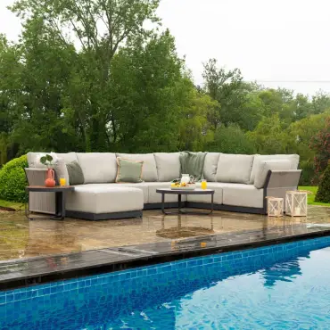 Jude Rope Right Handed Large Corner Chaise Sofa
