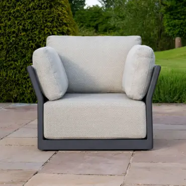Jude Rope Aluminium Lounging Armchair