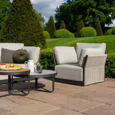 Jude Rope Aluminium Lounging Armchair