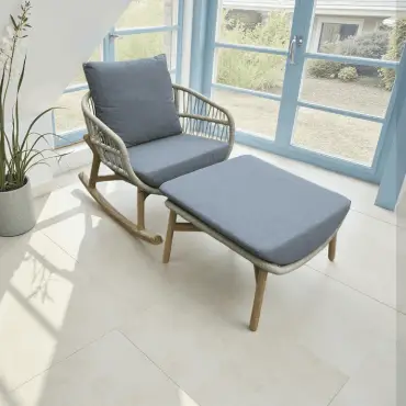 Vienna Rope Rocker Chair