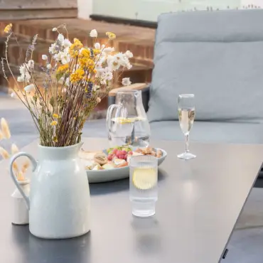 Parker 2-Seater Reclining Sofa Dining Set with Rising Table