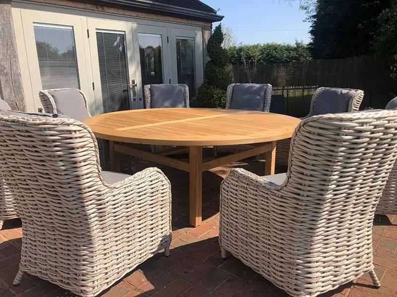Fiji 8 Chair Dining Set - With Malvern Table 2.1M