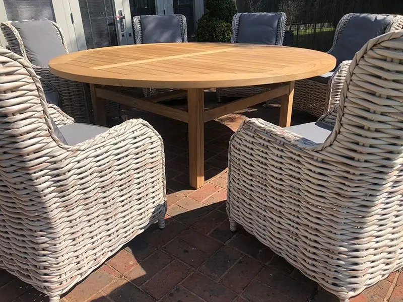 Fiji 8 Chair Dining Set - With Malvern Table 2.1M