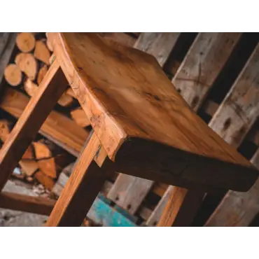 Reclaimed Teak Bar Stoolx X4