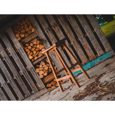 Reclaimed Teak Bar Stoolx X4