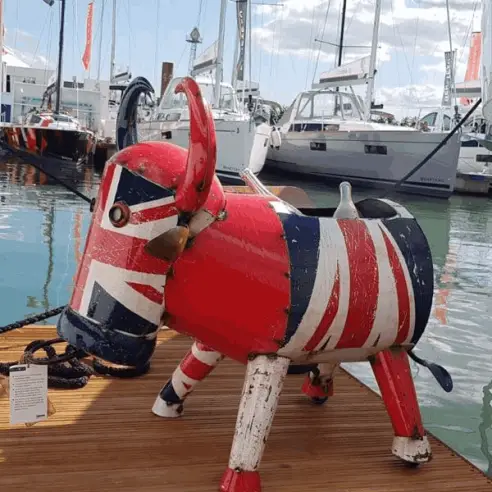 Alfie the Bull cooler Large