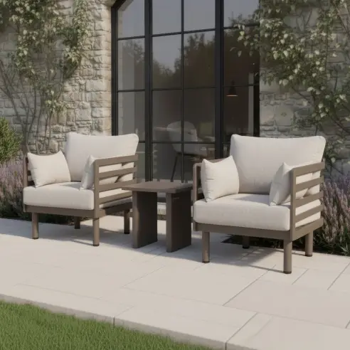 Metro Aluminium Garden Lounge Set Metro Aluminium Garden Lounge Set