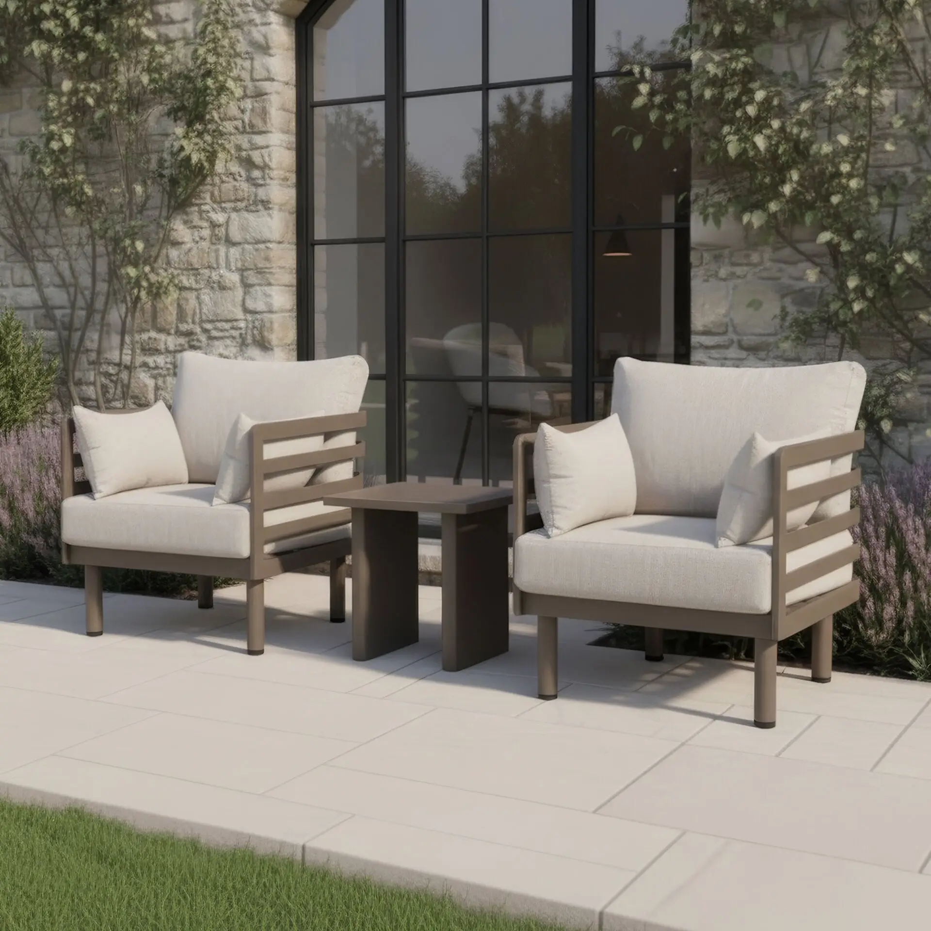 Metro Aluminium Garden Lounge Set